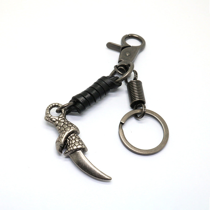 Wholesale Eagle Claw Pendant Pendant and Cowhide Keychain