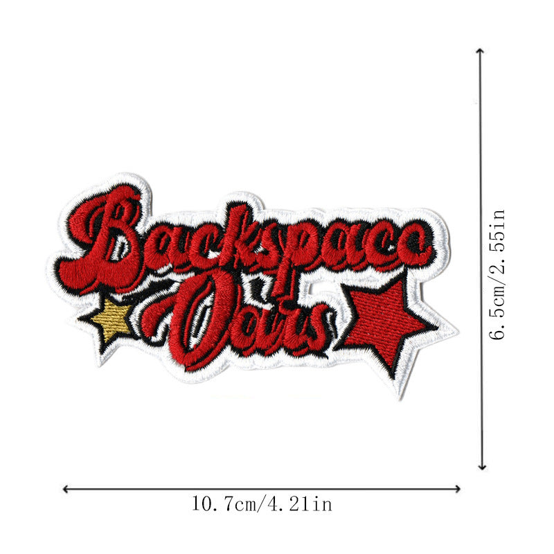 Wholesale Chic Embroidered Letter Patches Set Of 9 Decorative Accent For Coats And Everyday Use