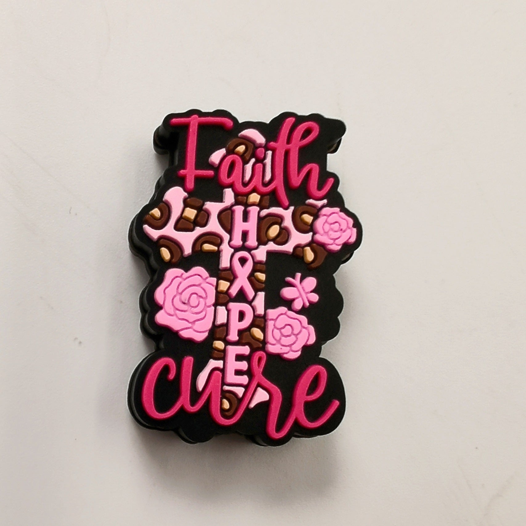 Wholesale 10pcs Cartoon Creative Leopard Print Flower Silicone Beads