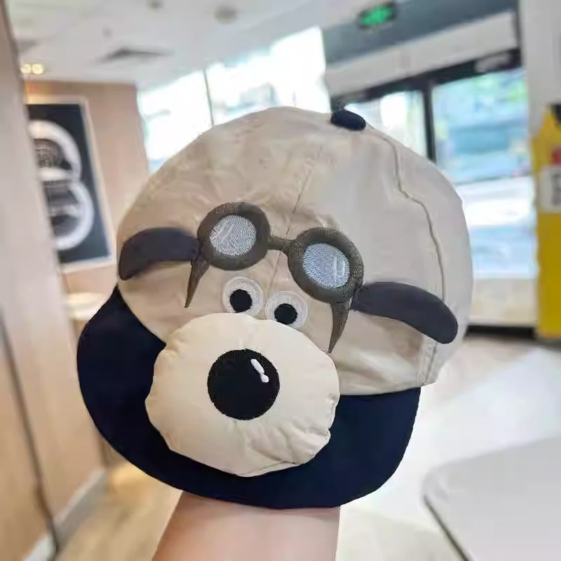 Wholesale Baby Cute Puppy Sunshade Bucket Hat
