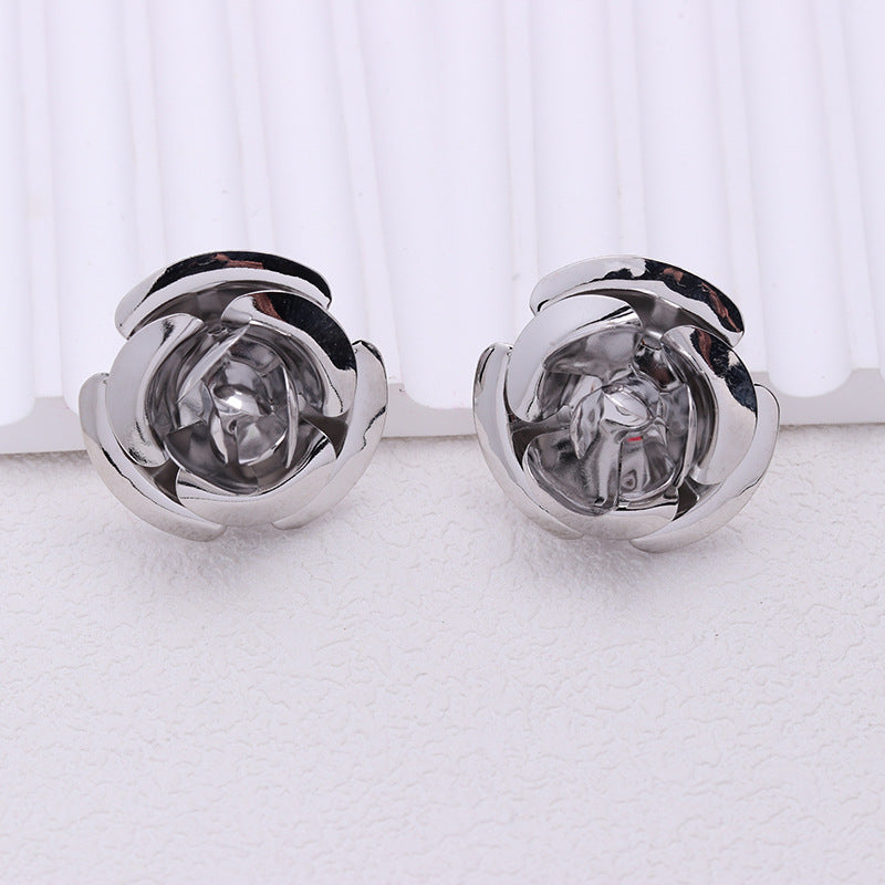Wholesale Mother's Day Acrylic Rose Earrings
