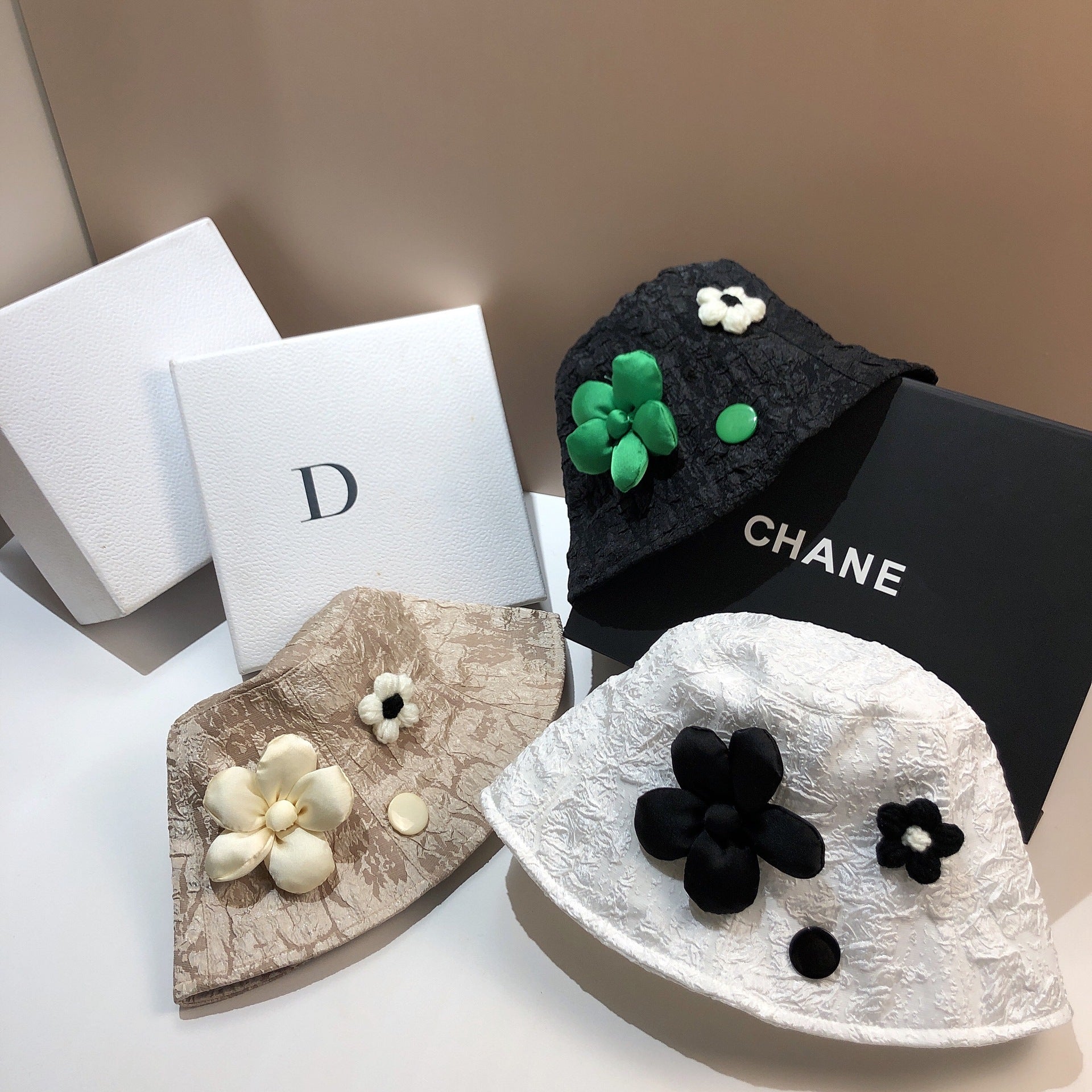 Wholesale Three-dimensional Flower Fisherman Hat Basin Hat