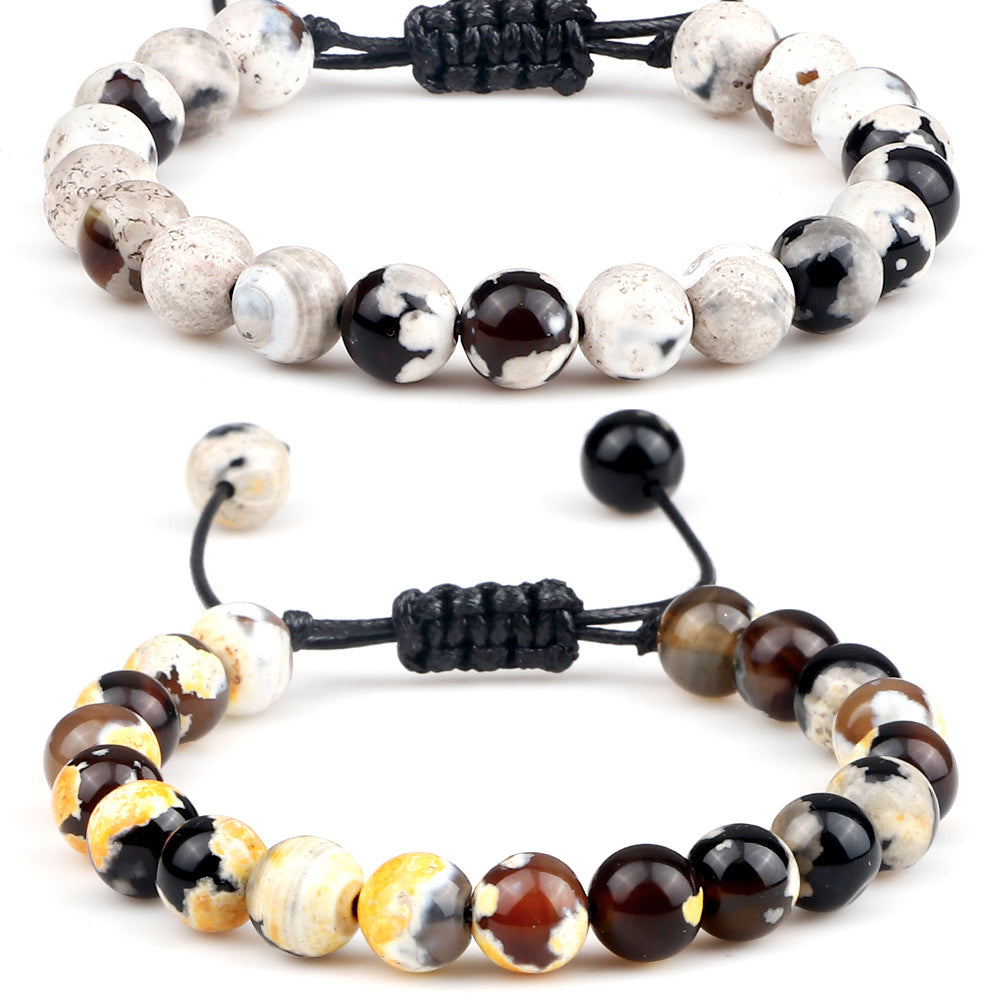 Brazalete ajustable de la trenza del fuego de 8 mm de 8 mm