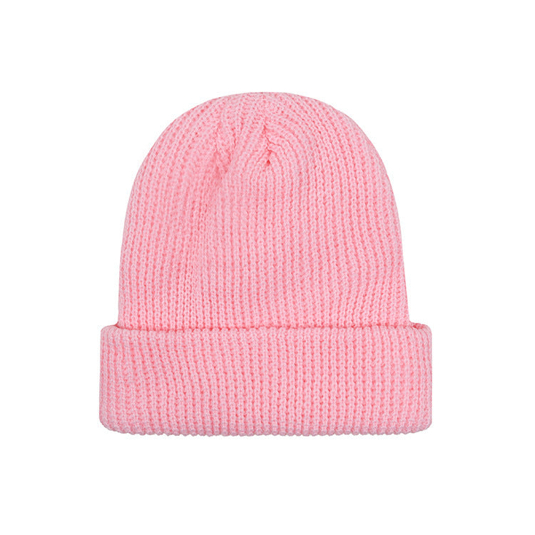 Wholesale Candy Color Street Knitted Wool Hat