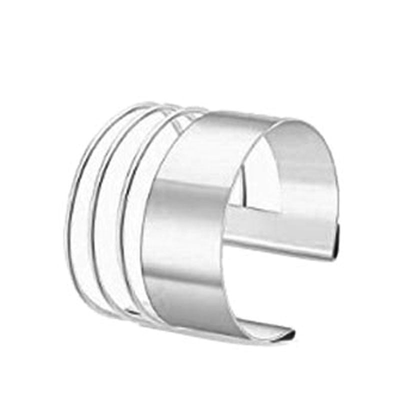 Wholesale Hollowed Out Exaggerated Simple and Generous Metal Openings Bracelet