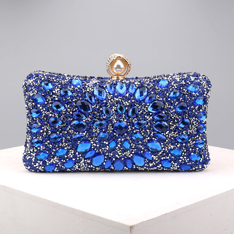 Wholesale Polyester Diamond Evening Bag