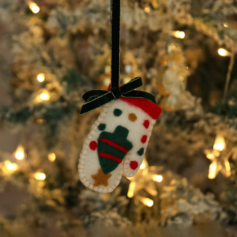 Wholesale Christmas gift plush Christmas tree pendant Christmas decoration