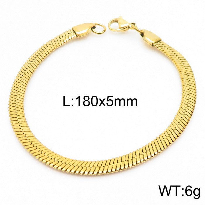 Wholesale personalized blade titanium steel necklace bracelet