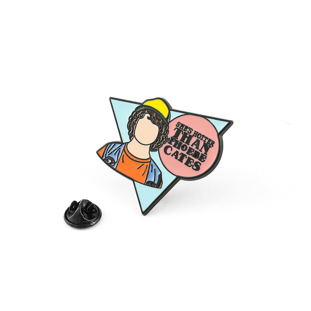 Wholesale Cute cartoon metal badge Brooch