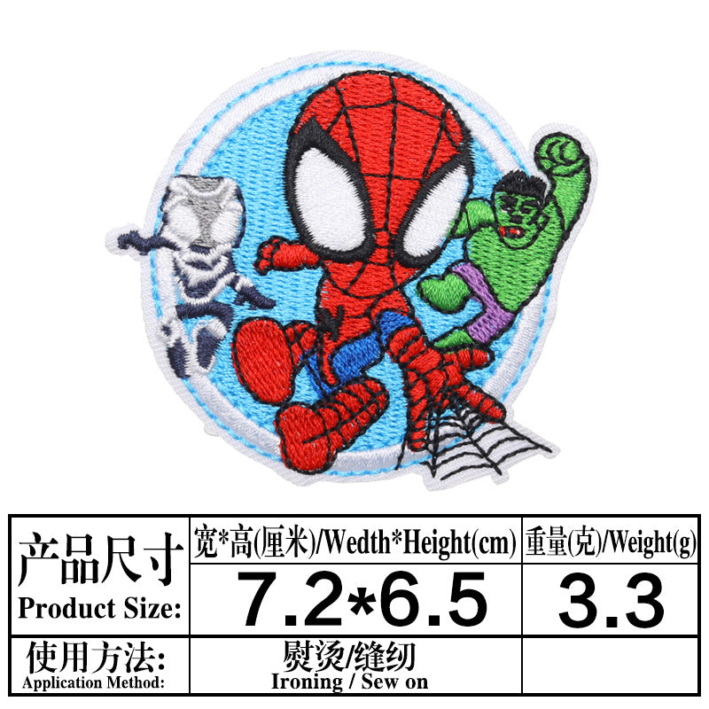 Wholesale Cartoon Embroidered Patches Set 20 Styles Twill Applique For Clothing Coat Bag Decor Boutique Resale Accessory OLY Exclusive