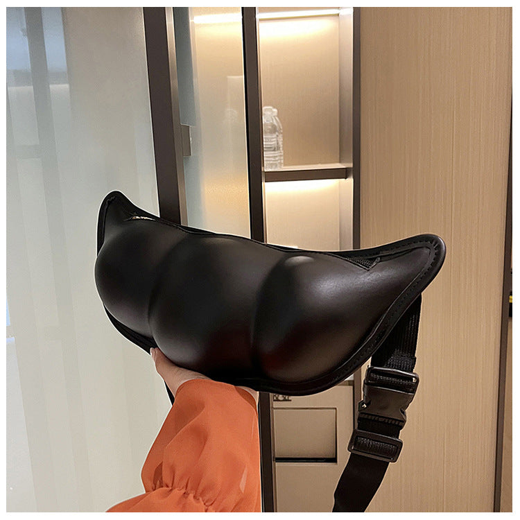 Wholesale Funny Bean Bag Shoulder Bag PU Water Resistant Messenger Bag