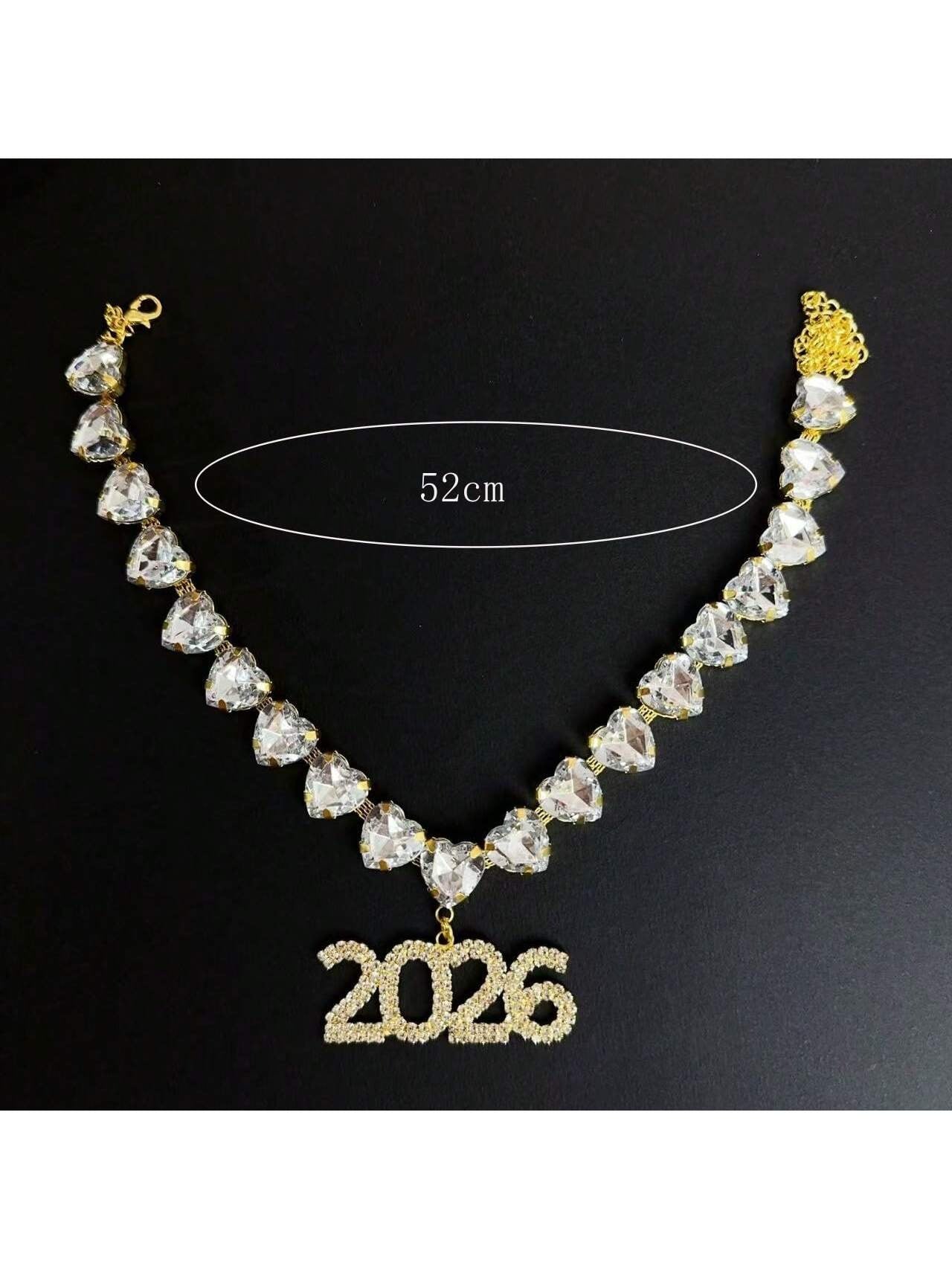Wholesale 2026 letter full diamond geometric square Necklace