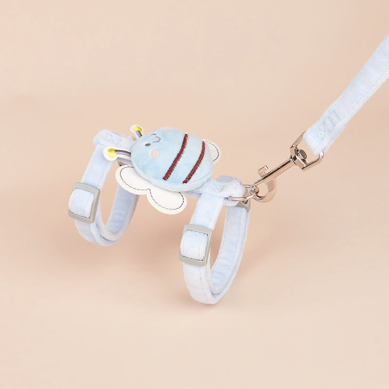 Wholesale Bee Pattern I-Shaped Nylon Leash