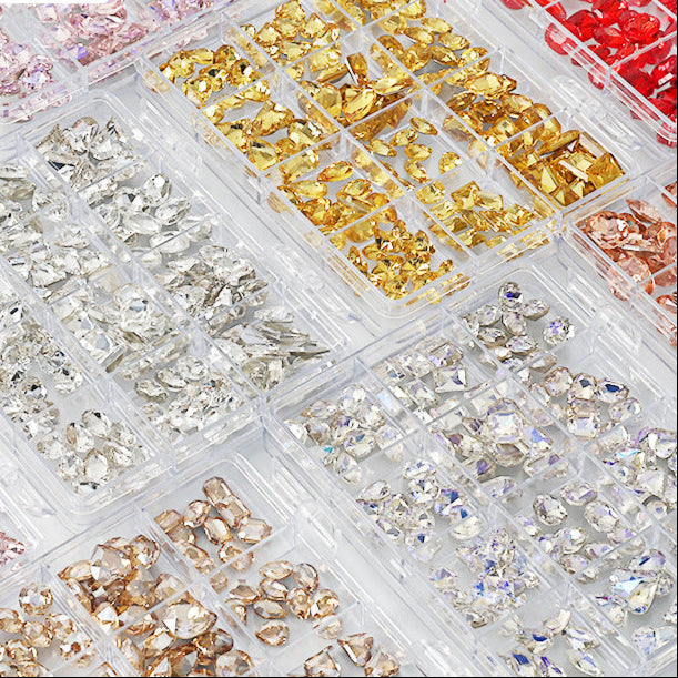 Wholesale Twelve-grid box nail art diamond decoration