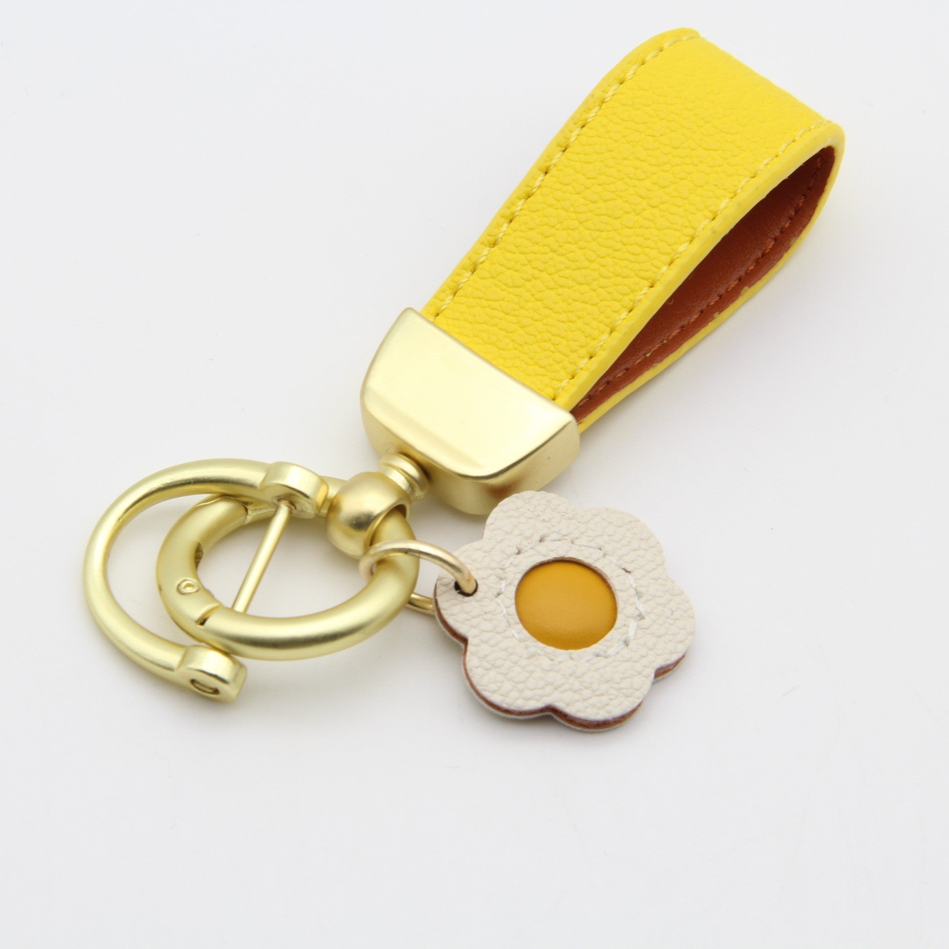 Wholesale 10pcs Zinc Alloy Fruit Car Leather Keychains