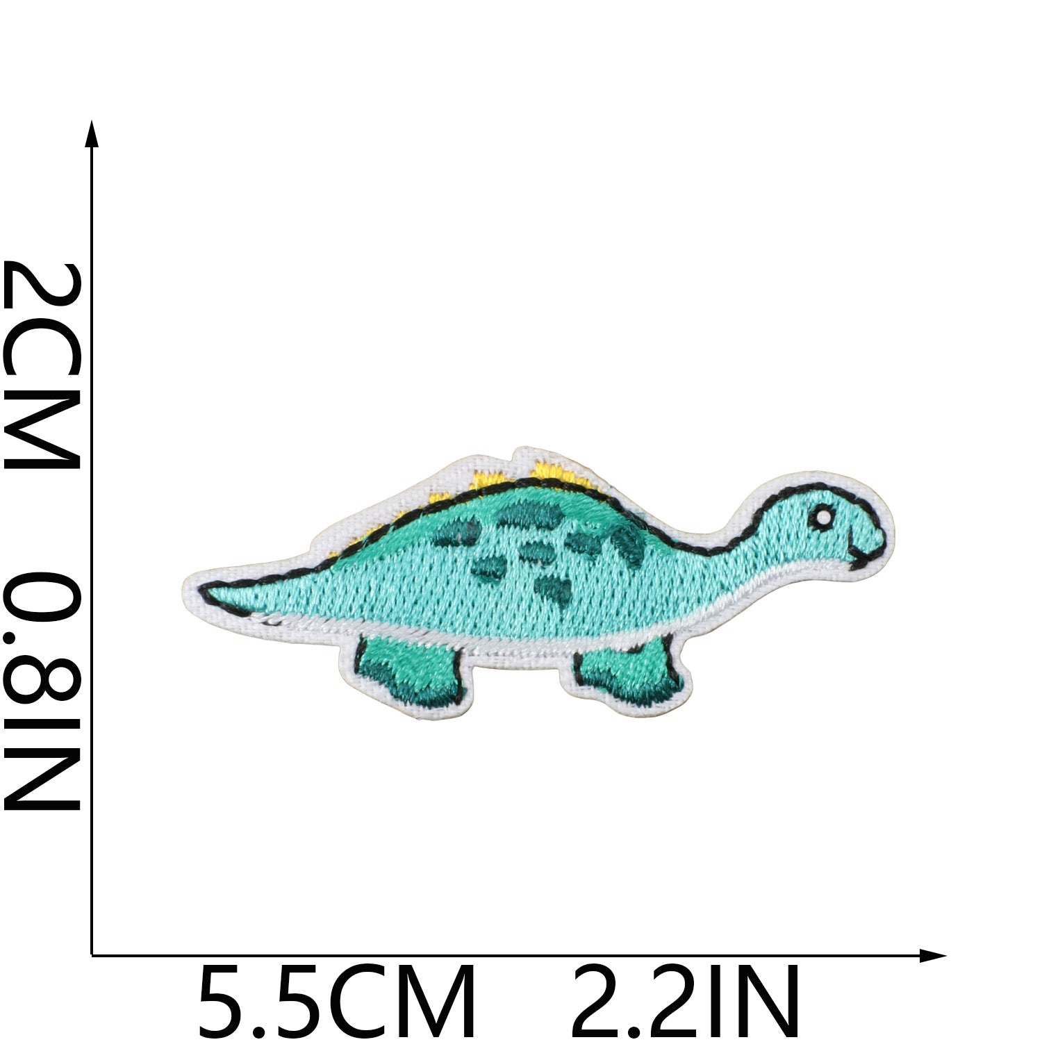 Wholesale Fashion Dinosaur Embroidered Iron On Patches For Kids Clothing Decorative Accent Gift