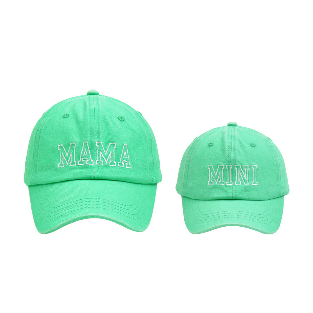 Wholesale Cotton Embroidered Letters MAMA MINI Parent-child Baseball Cap