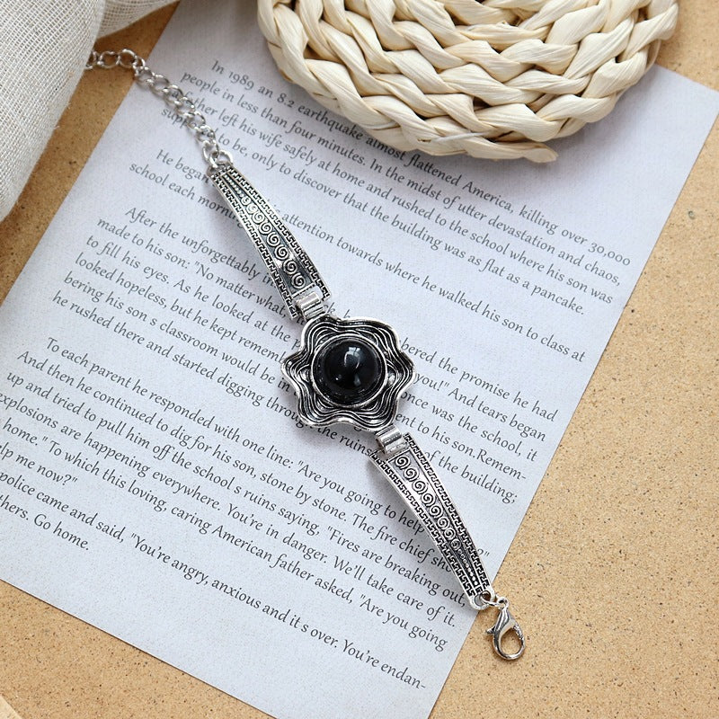 Wholesale Colored Stone All-match Simple Bracelet