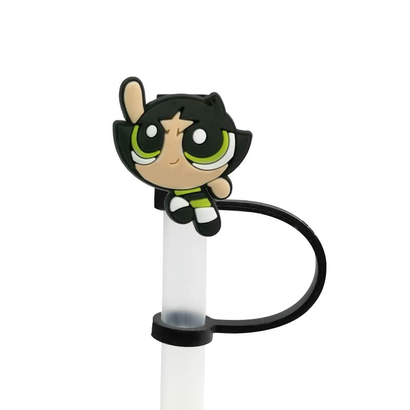 Wholesale  DIY Soft Glue Cartoon Straw Straw Tube Cap OLY Exclusive