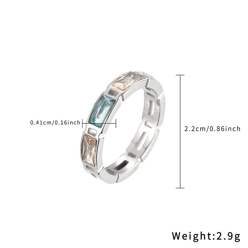 Wholesale Zircon Rose Gold Ring
