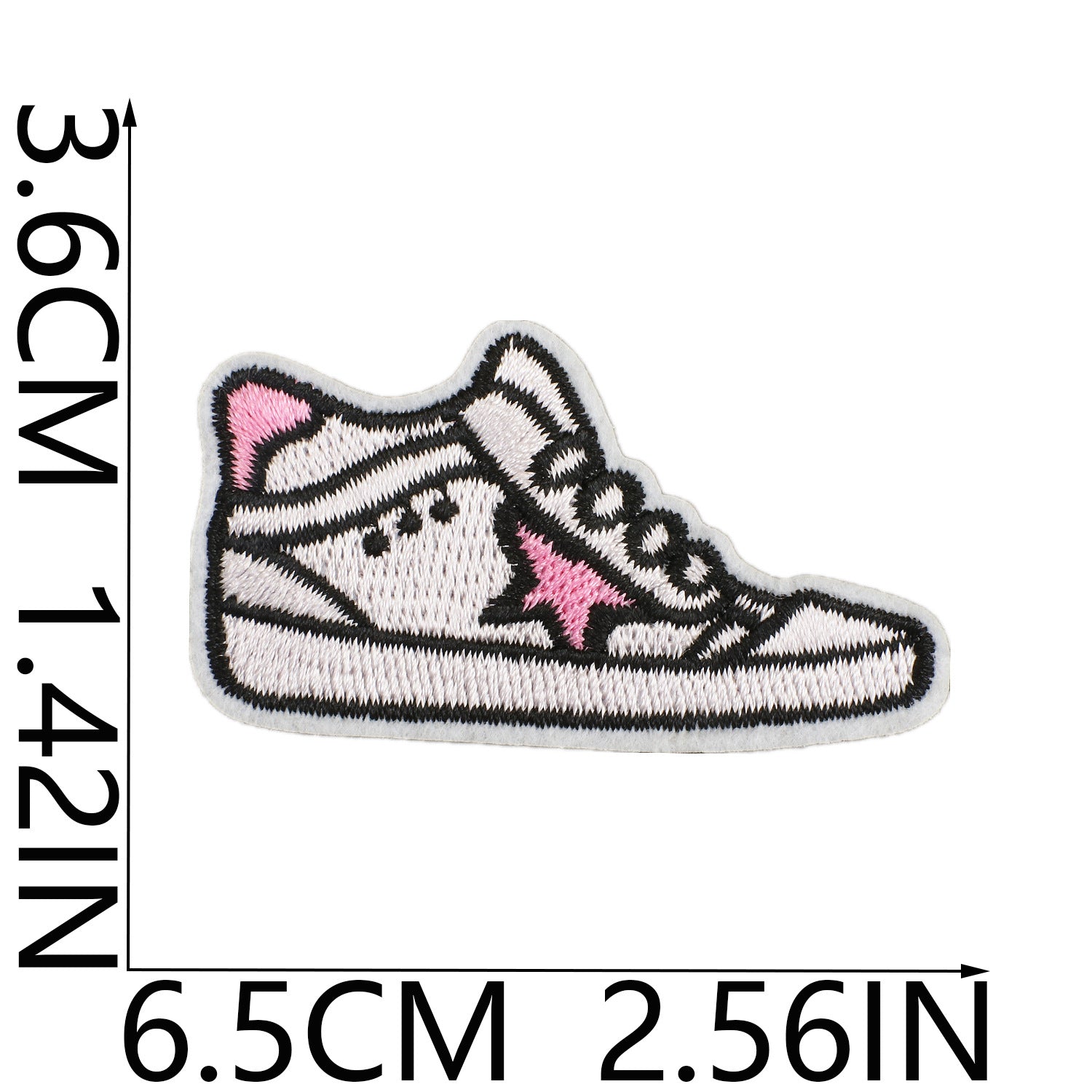 Wholesale Embroidery Colorful Flower Cartoon Leopard Embroidery Patch