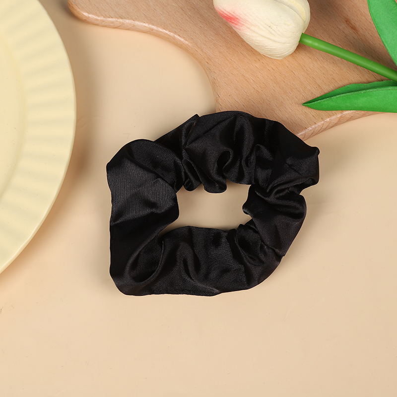 Wholesale 10pcs Solid Color All-match Imitation Silk Ponytail Hair Tie