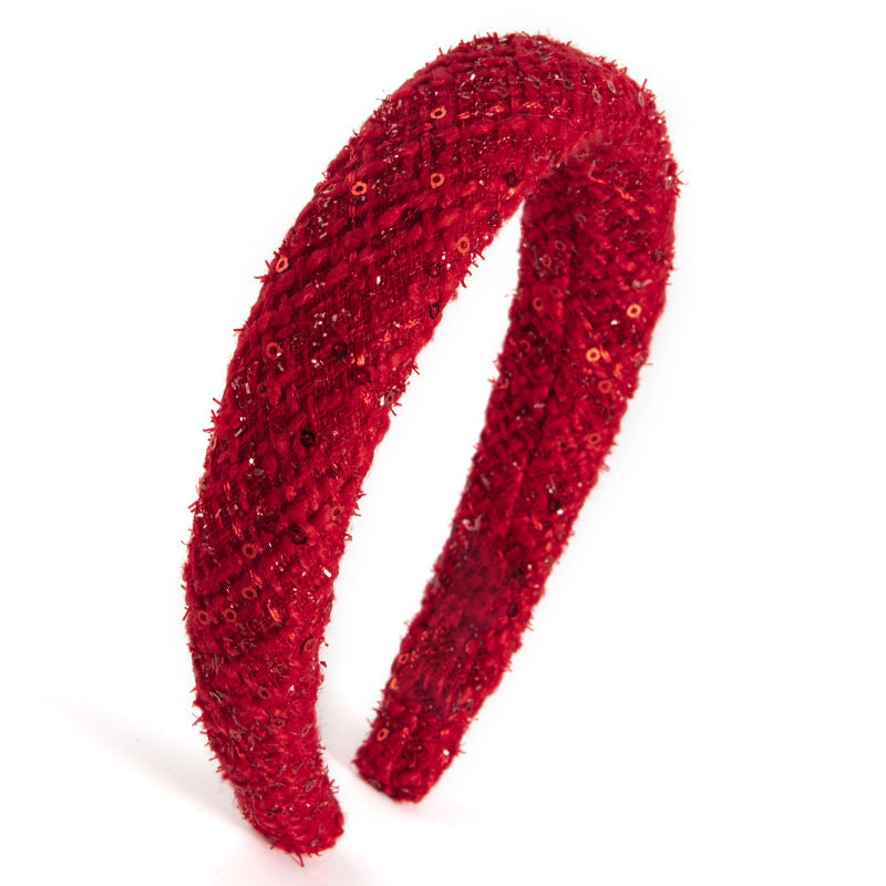 Wholesale Knitted High Headtop Sponge Press Hair High Grade Travel Headband