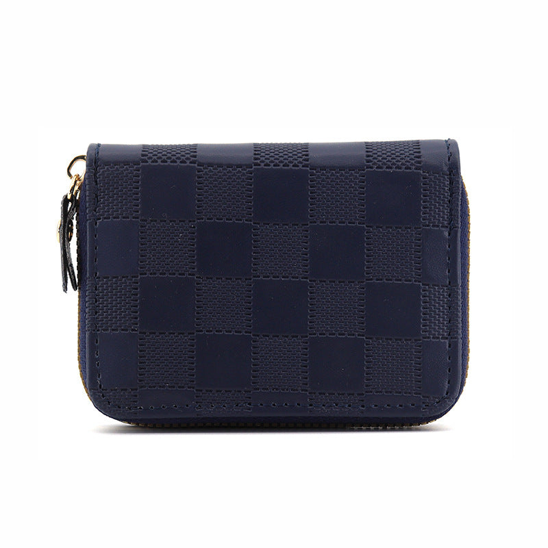 Wholesale Large-capacity plaid card holder