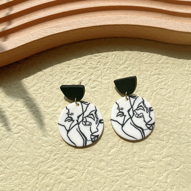 Wholesale of Autumn and Winter Clay Soft Ceramic Earrings