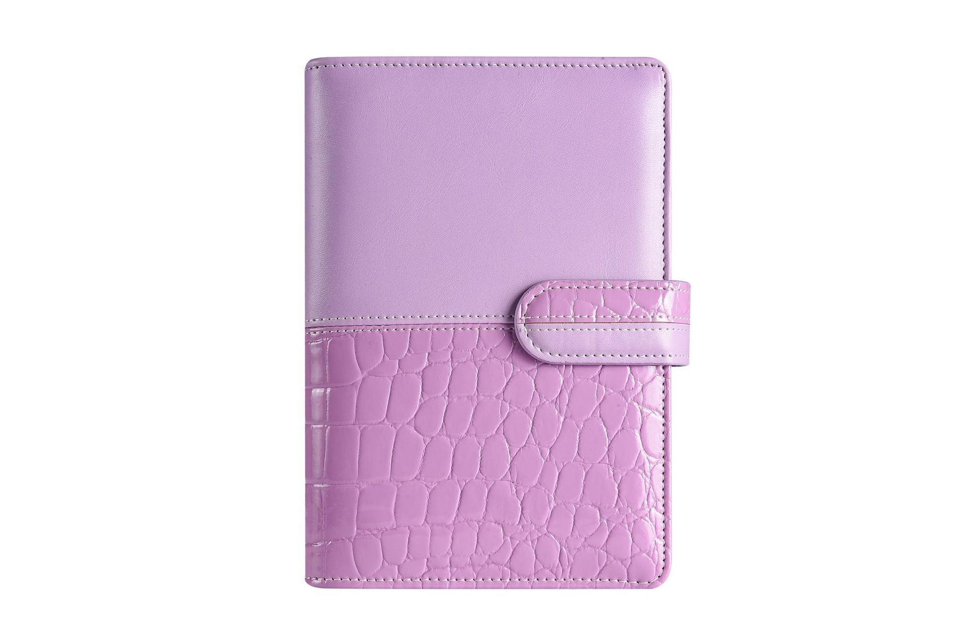 Wholesale Macaron A6 PU Spliced Cash Budget Loopbook
