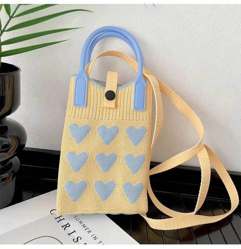 Wholesale Knitted Versatile Sweet Crossbody Handbags