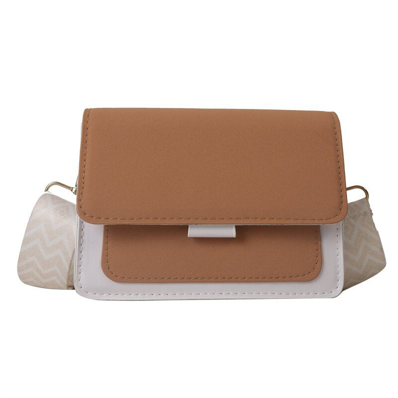 Wholesale Wide Shoulder Strap PU Crossbody Bag Shoulder Bag