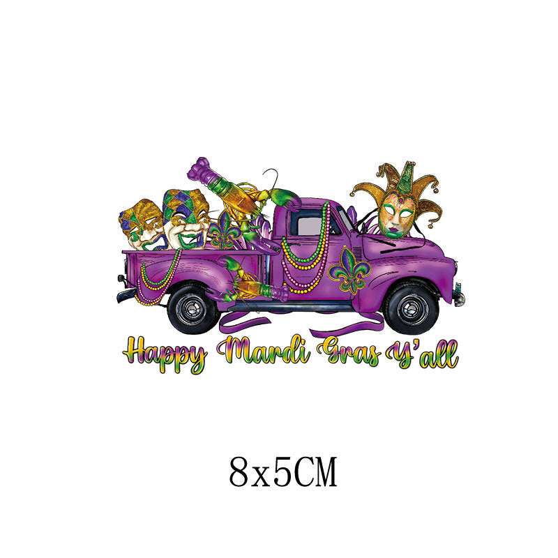 Wholesale Carnival Printed Hot Stamps   UV DTF Ready to Press Transfers Wraps