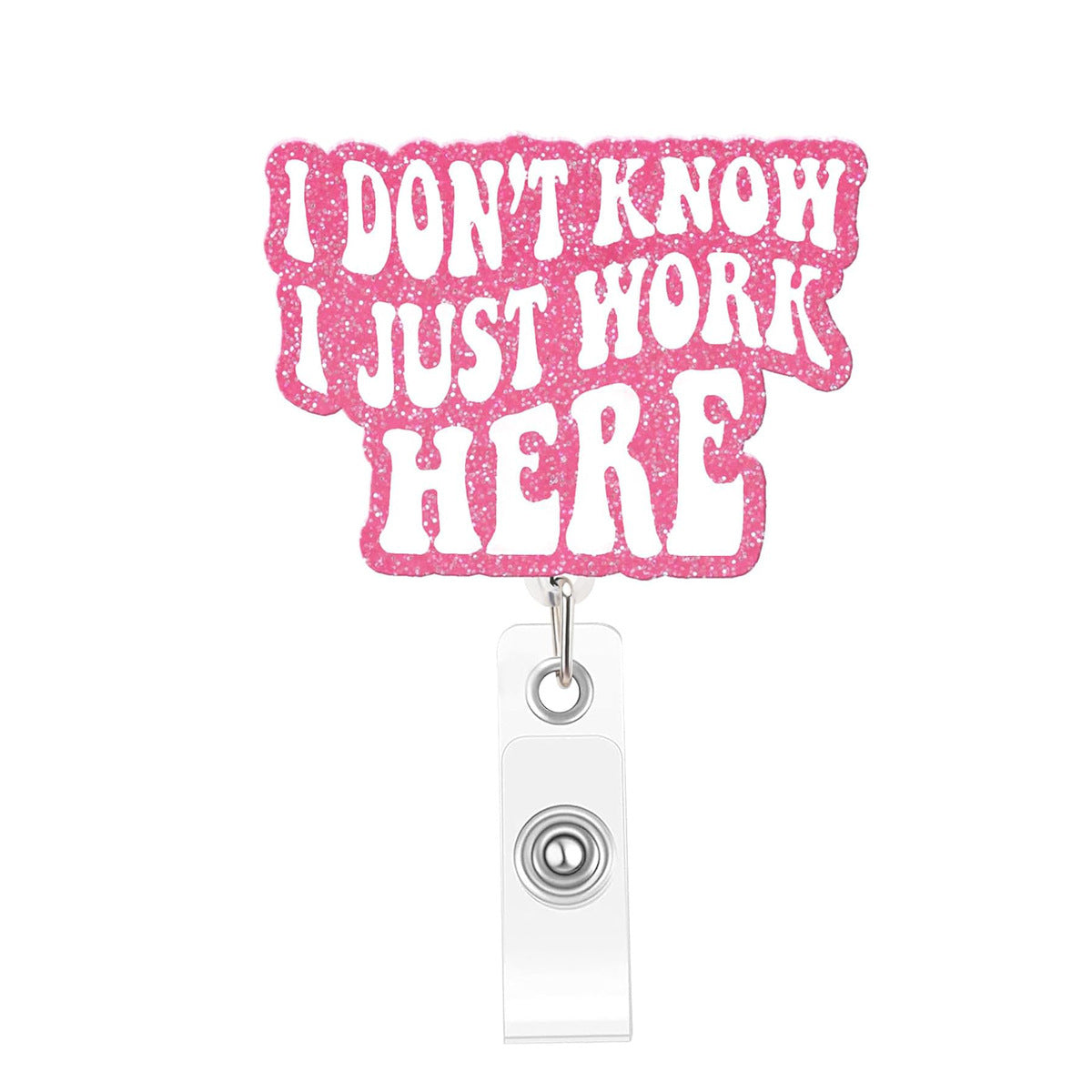 Wholesale Pink medical staff name tag  Badge Reels