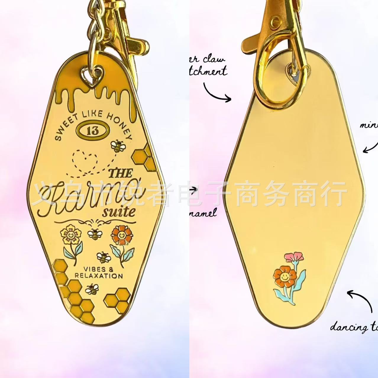 Wholesale 12 Types of Motel Metal Keychains