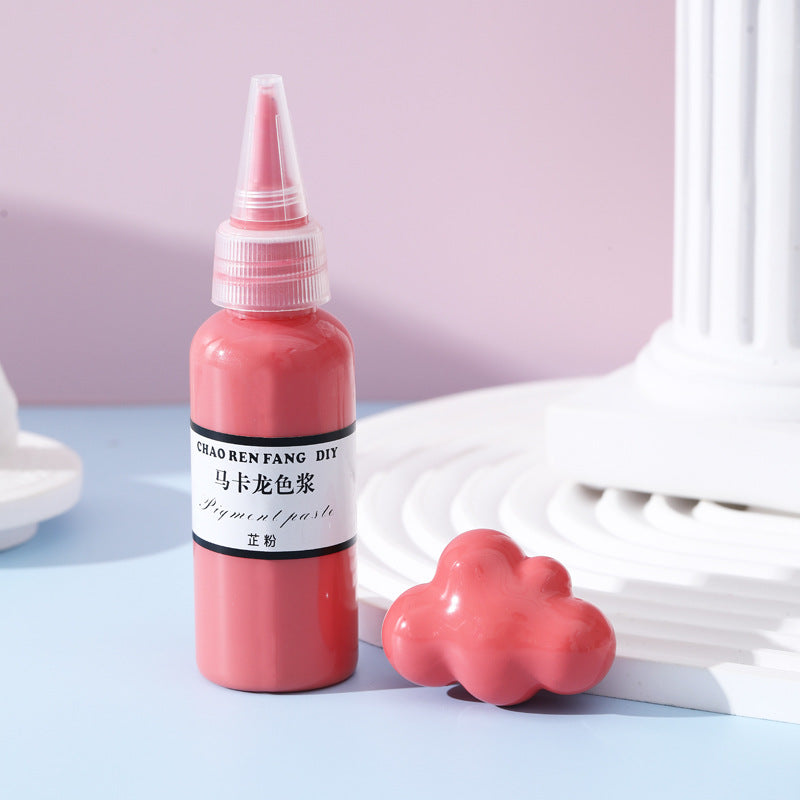 Wholesale High Concentration Macaron DIY Solid Color Paste Color Essence Hand drawn Bead Drop Adhesive Nail Oil Adhesive Epoxy Resin Color Paste