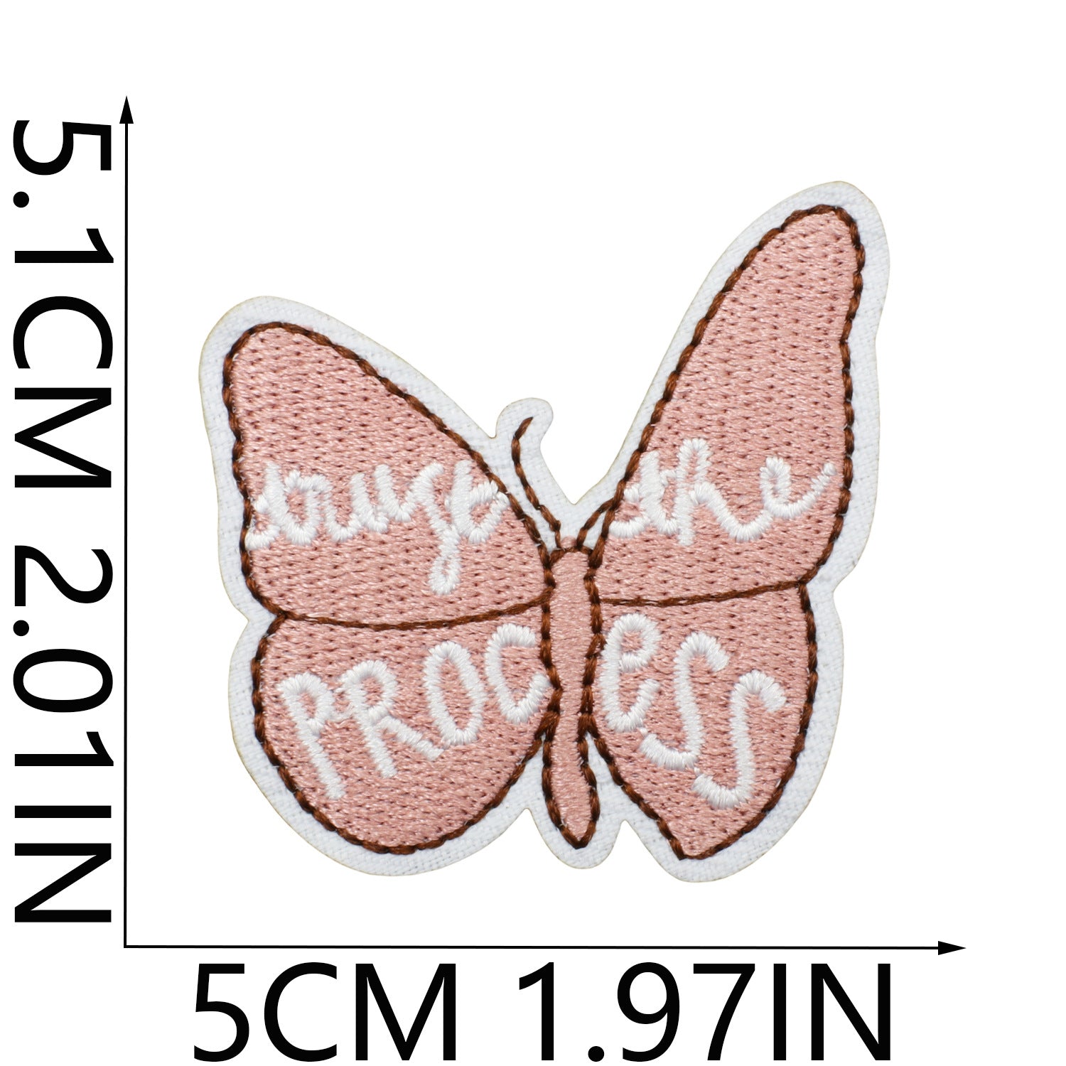 Wholesale Polyester Embroidered Patch Decorative Accent Inspirational Quote Love Yourself English Slogan Applique For Clothing Bags DIY Craft Stylish Fashion Accessory