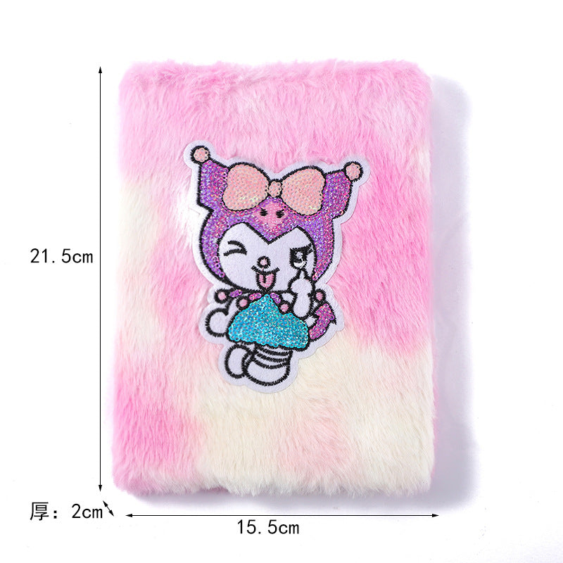 Wholesale Cartoon Plush Notebook Handmade DIY Notepad OLY Exclusive