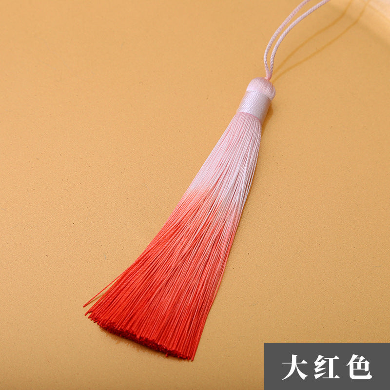 Wholesale Small Gradient Dye Tassel Vertical Decorative Pendant