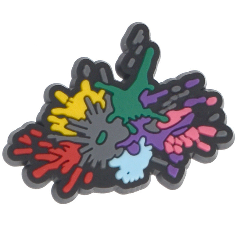 Wholesale 100PCS Cartoon Cute Cow PVC Decorations