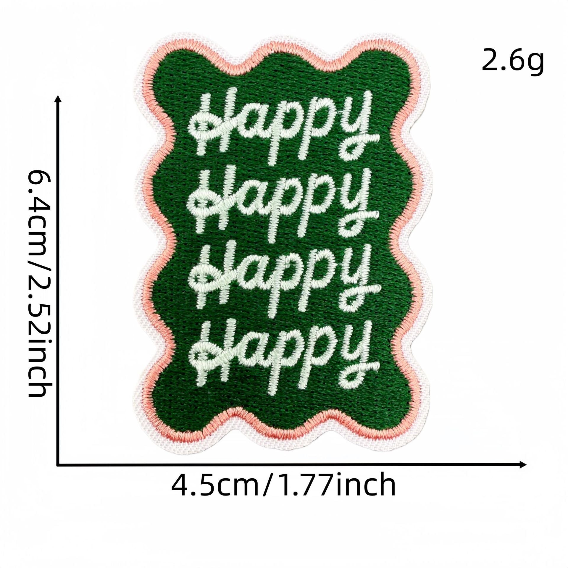 Wholesale Forest Fairy Embroidered Patches Green Macaron Design Iron On Applique Fashion Decorative Gift