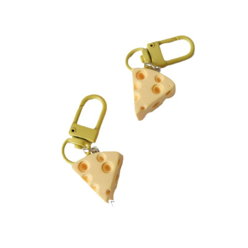 Wholesale Cute Cheese Cube Keychain