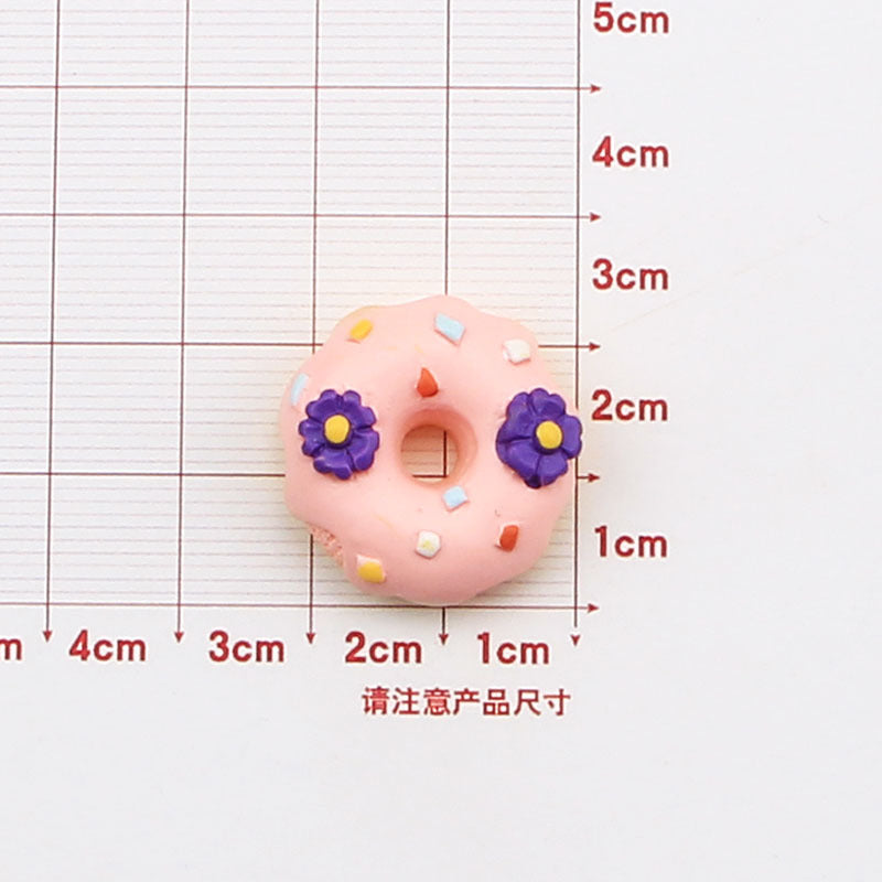 Wholesale Cartoon Donut Resin Cream Glue Phone Case