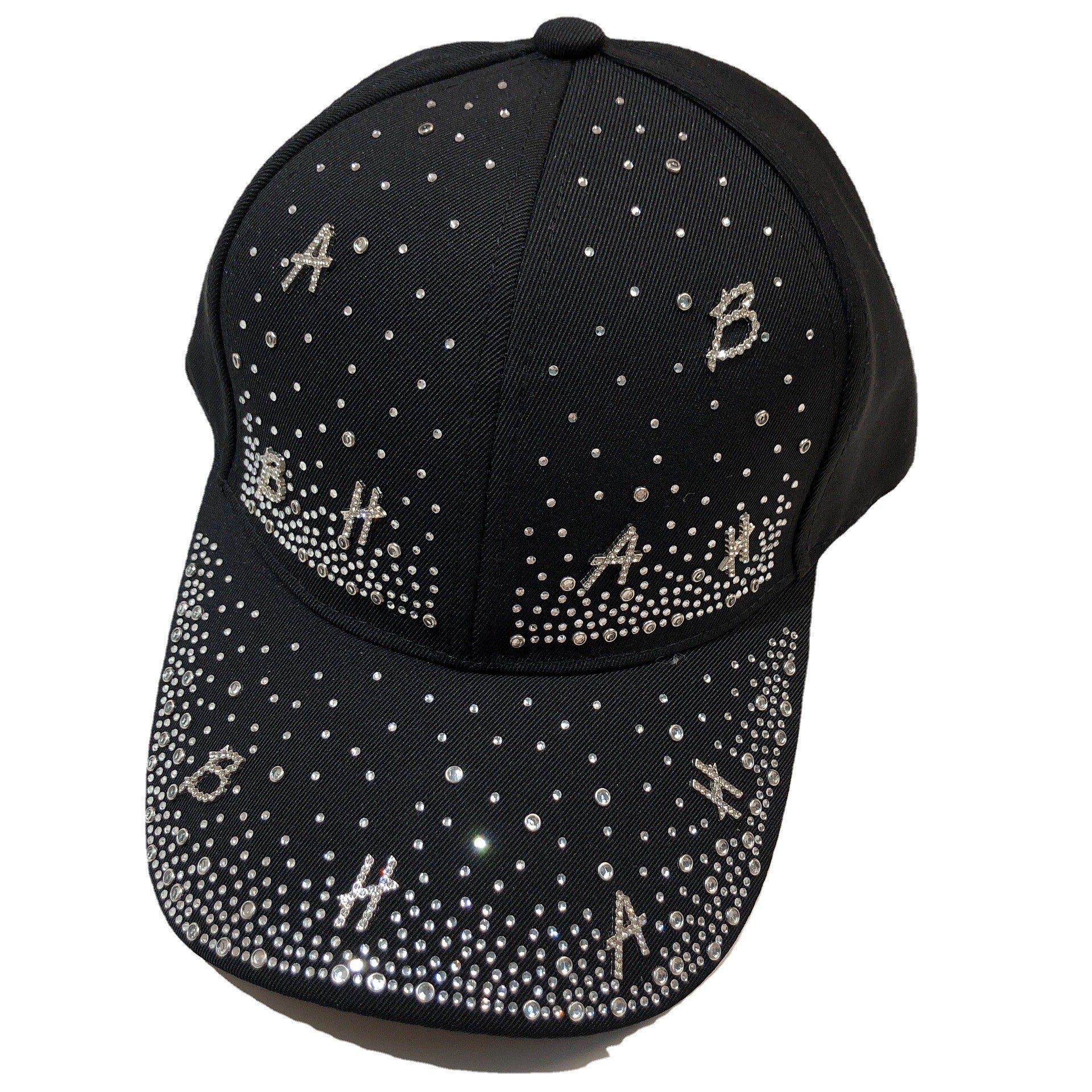 Wholesale Cotton Hot Rhinestone Three-dimensional Letter Baseball Cap