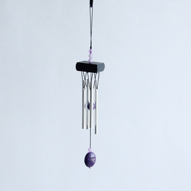 Wholesale Solid Aluminum Rod Metal Mini Wind Chime Decorative Pendant