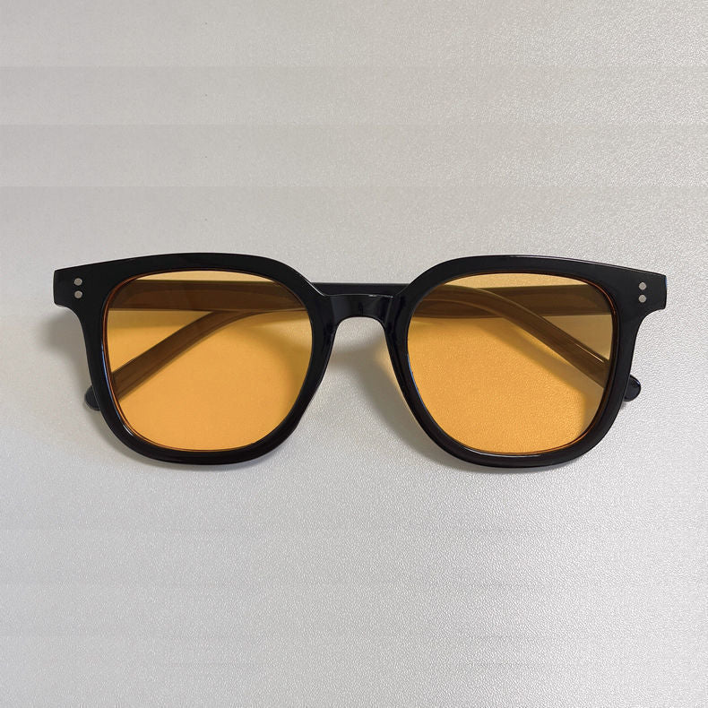 Wholesale Gradient Color Square Frame PC Sunglasses