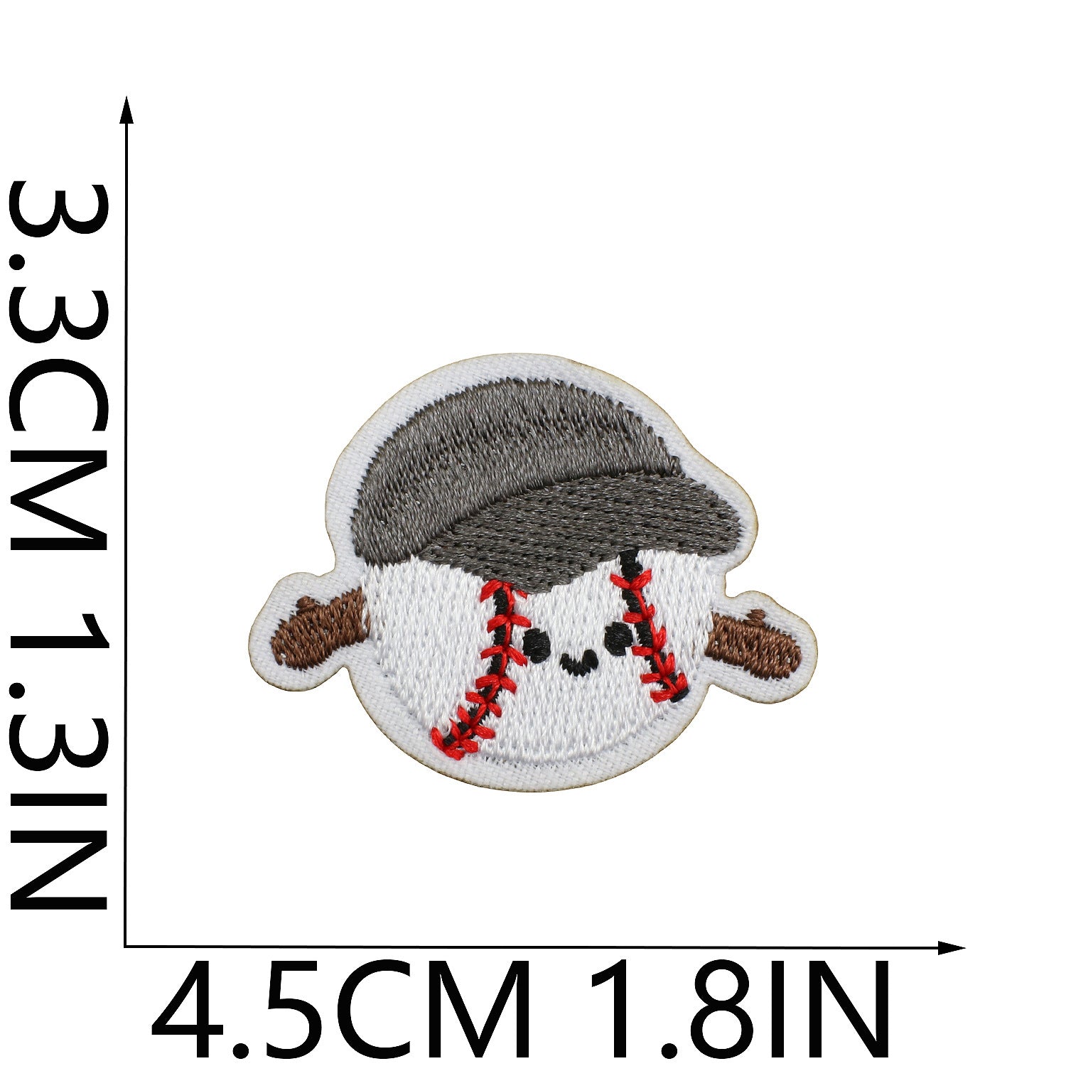 Wholesale Badminton racket embroidered patch