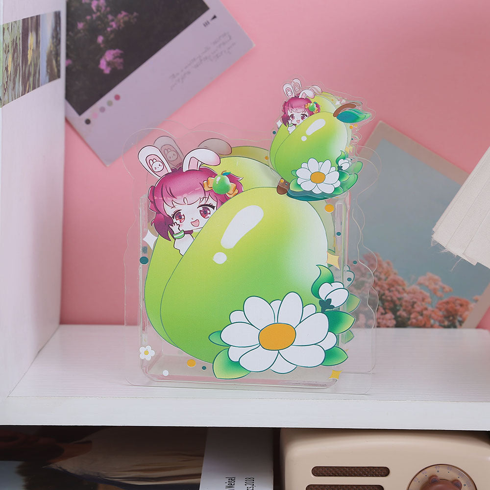 Wholesale  100 pcs Creative Cute Cartoon Acrylic Pen Holder