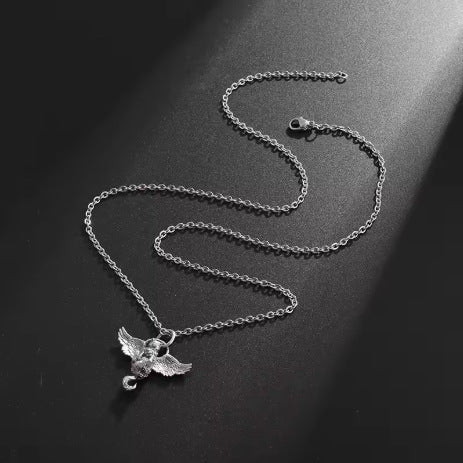 Wholesale 2pcs Pendant necklace with wings of civet cat