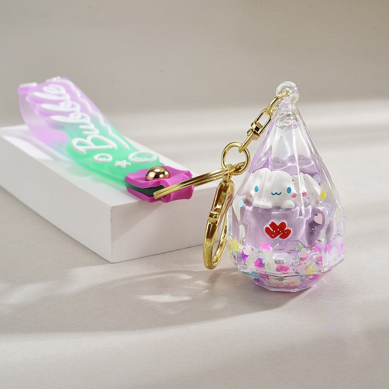 Wholesale Acrylic   Sand Keychain